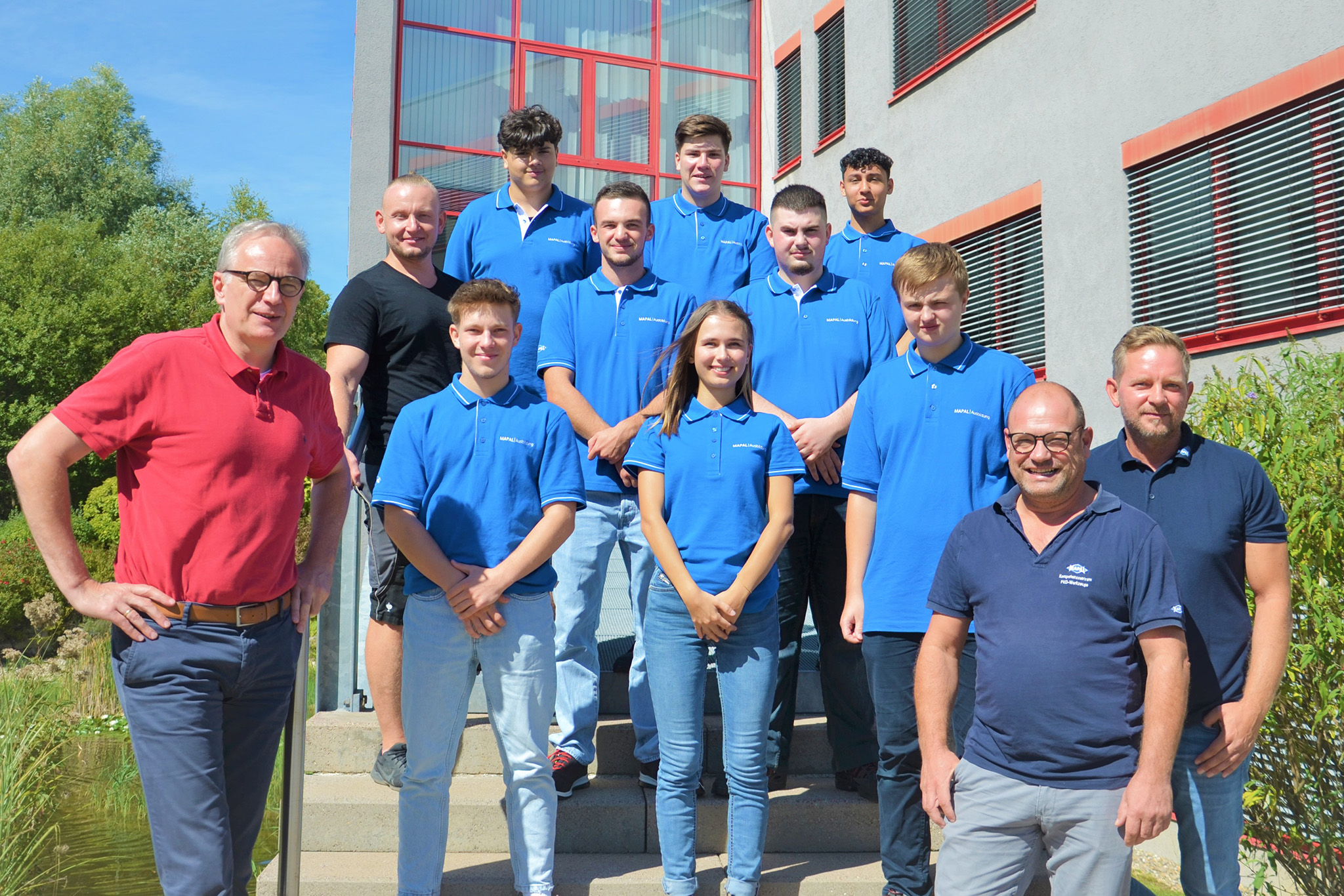 Eight trainees will start their apprenticeship at the site in Pforzheim. ©MAPAL